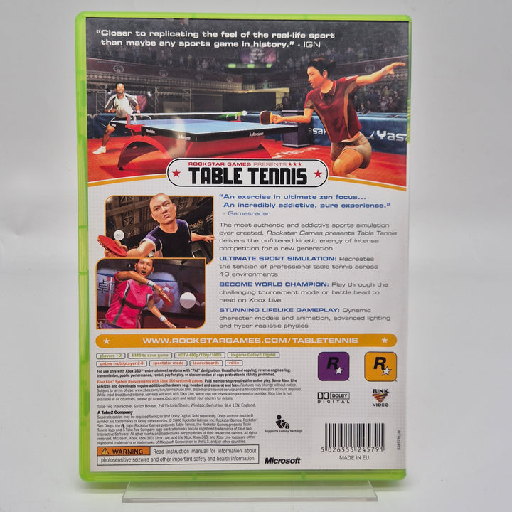 Xbox 360 Table Tennis från Rockstar Games