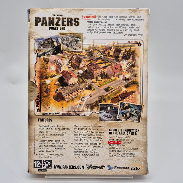 Codename: Panzers Phase One PC-spel Begagnad