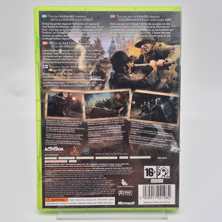 Call of Duty 3 Xbox 360-spel begagnat