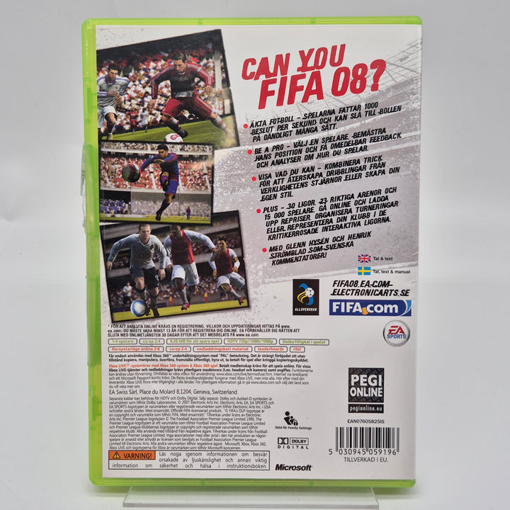 FIFA 08 Xbox 360 Klassisk Fotbollsspel