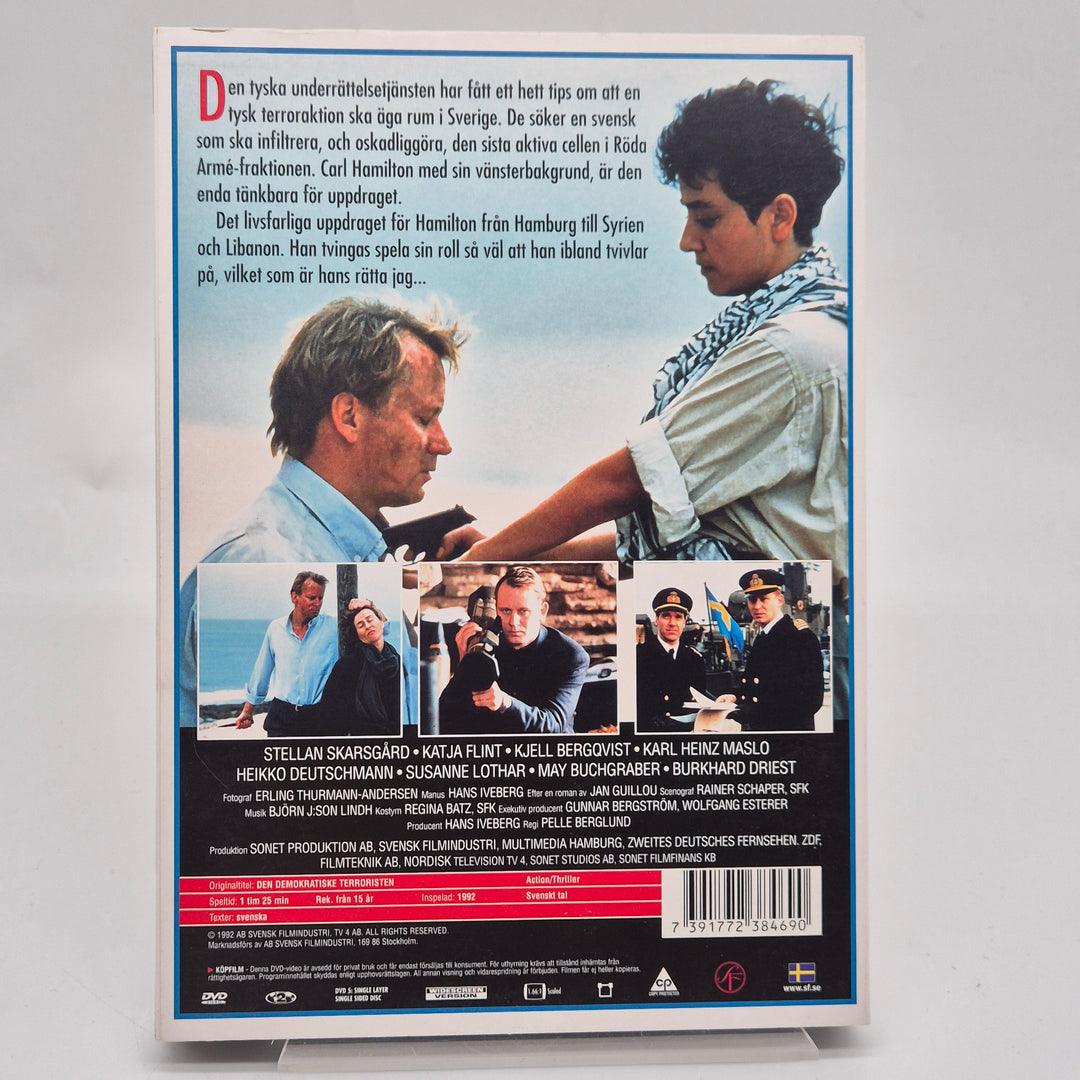 VHS Den demokratiske terroristen Stellan Skarsgård Retro