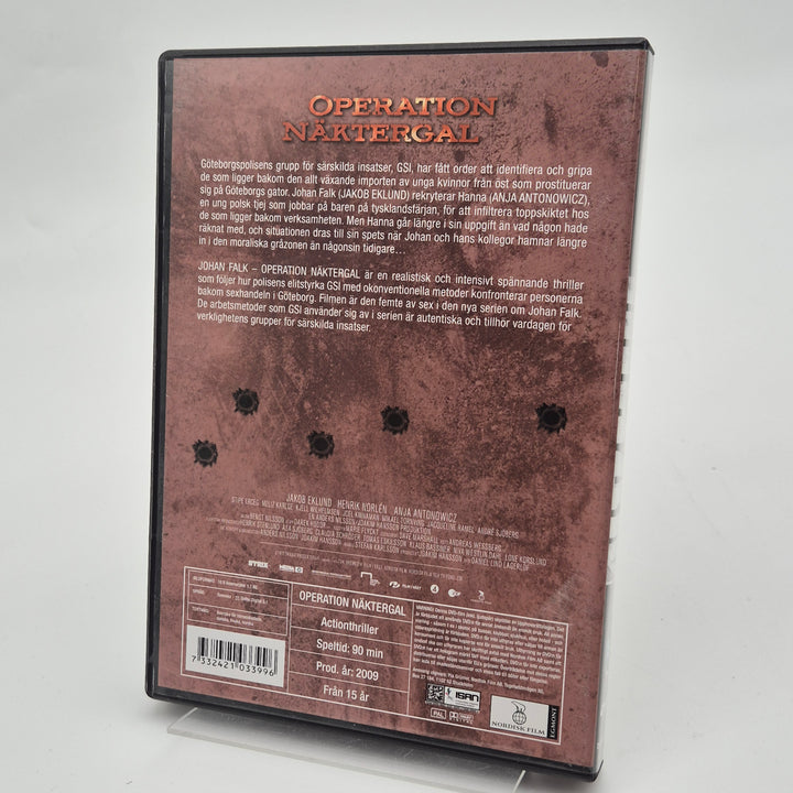 Johan Falk: Operation Näktergal DVD Thriller