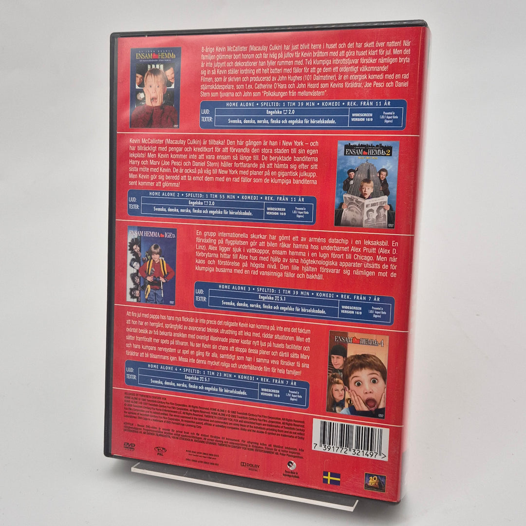 DVD-samling Retro "Ensam Hemma" mycket gott skick