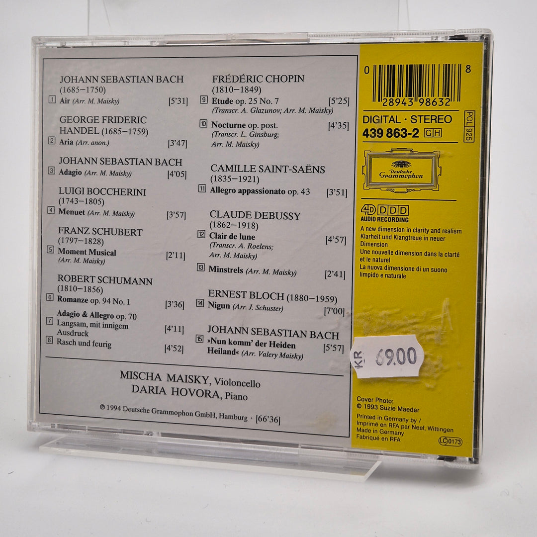 CD Cellissimo av Mischa Maisky, klassisk musik