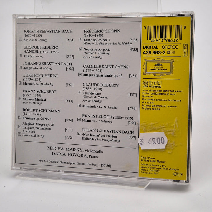 CD Cellissimo av Mischa Maisky, klassisk musik