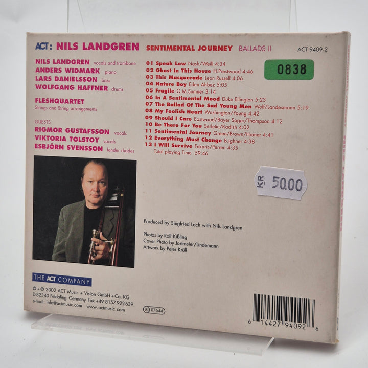 Nils Landgren CD Sentimental Journey Jazzpärla