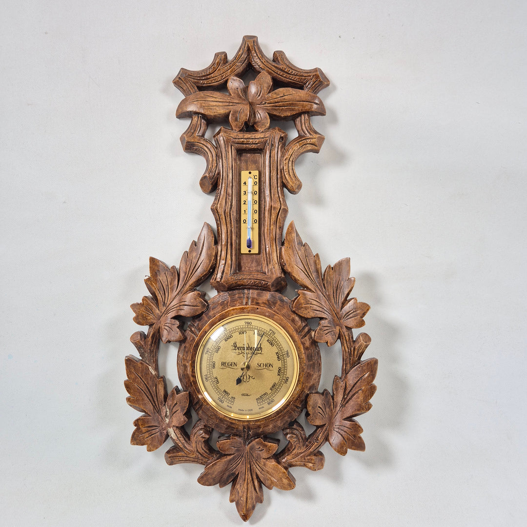 Retro väderstation i trä från Göscher