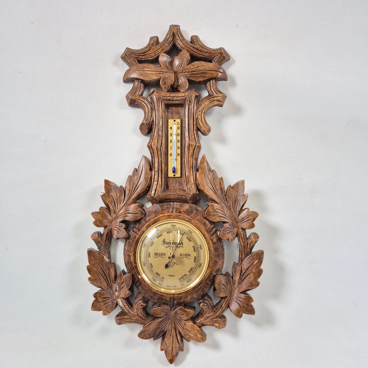 Retro väderstation i trä från Göscher