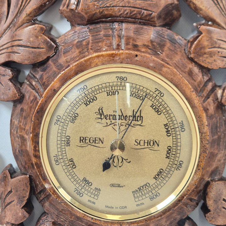 Retro väderstation i trä från Göscher