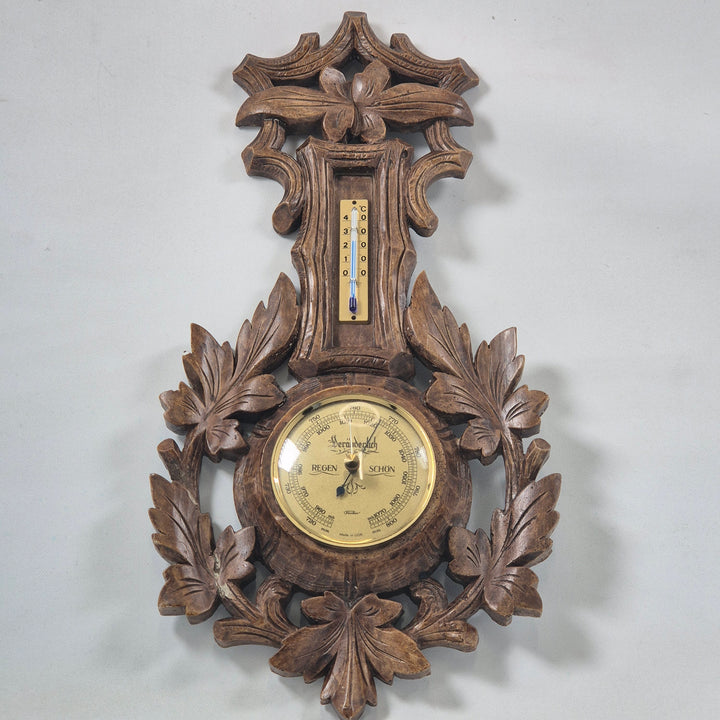 Retro väderstation i trä från Göscher