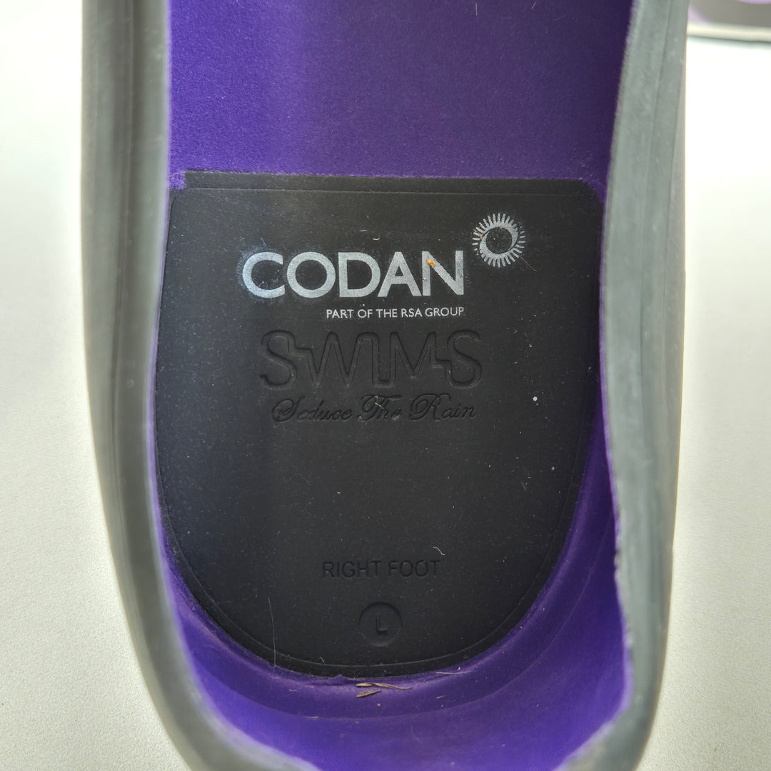 Klassiska svarta SWIMS-galoscher i gummi