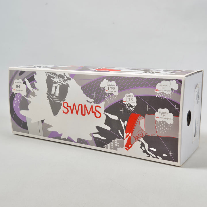 Klassiska svarta SWIMS-galoscher i gummi