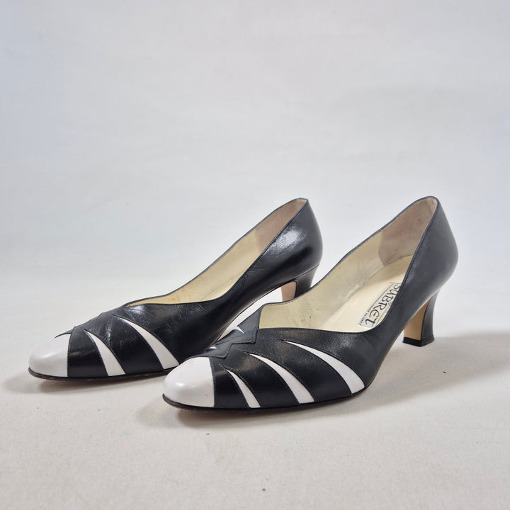 Retro eleganta läderskor Vero Cuoio storlek 40