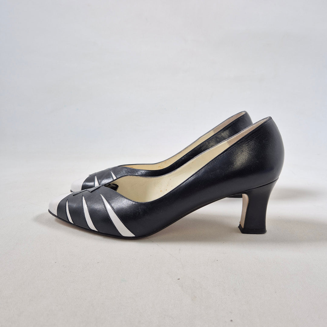 Retro eleganta läderskor Vero Cuoio storlek 40