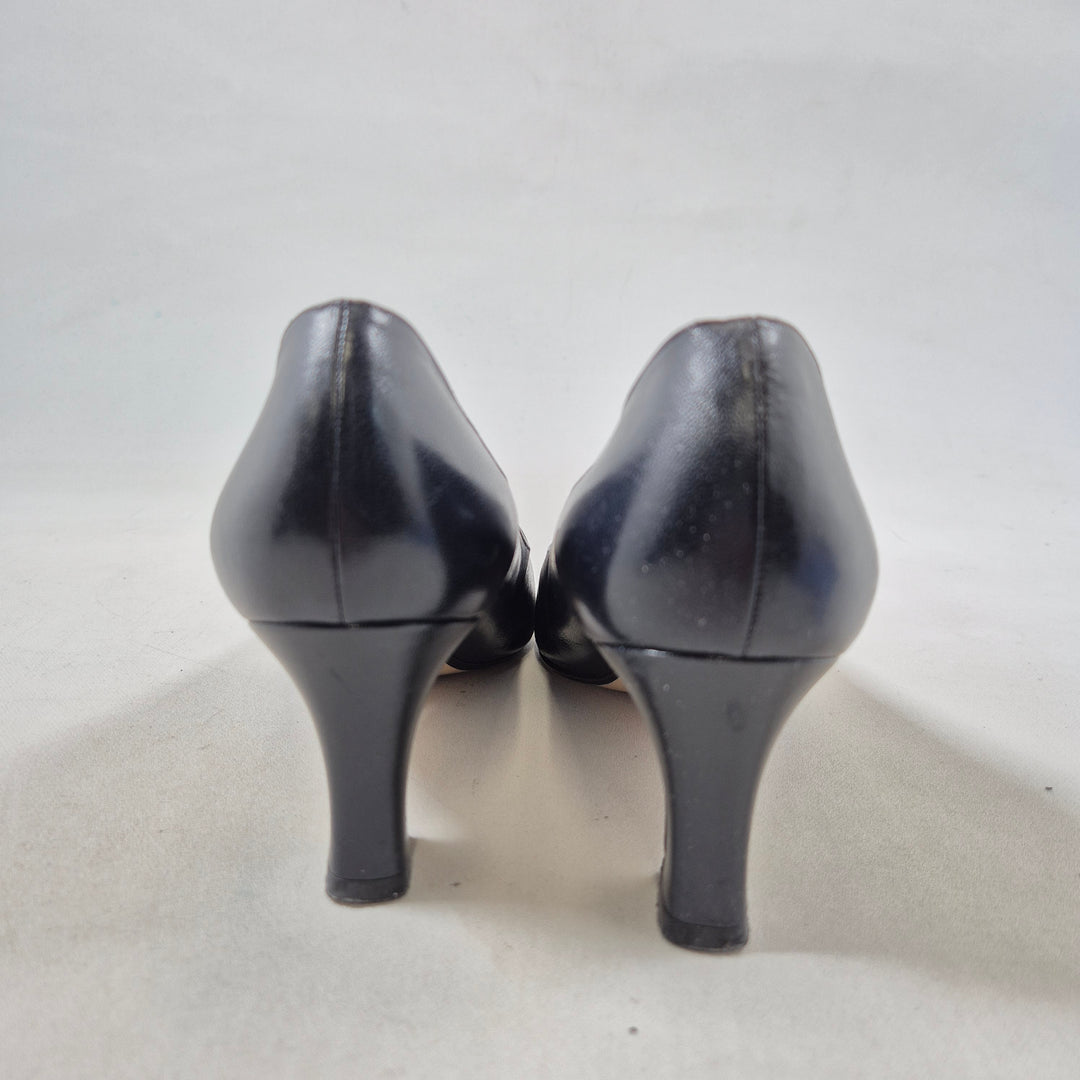 Retro eleganta läderskor Vero Cuoio storlek 40