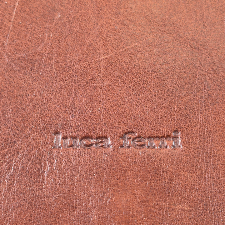 Luca Ferri Axellädväska Elegant Brunt Skinn