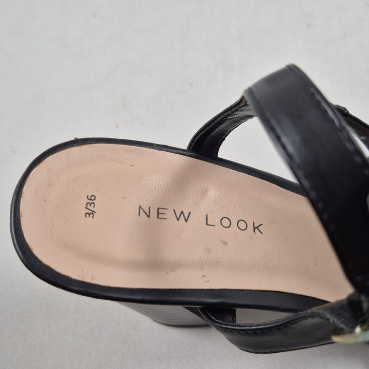 Svarta chic sandaler New Look storlek 36