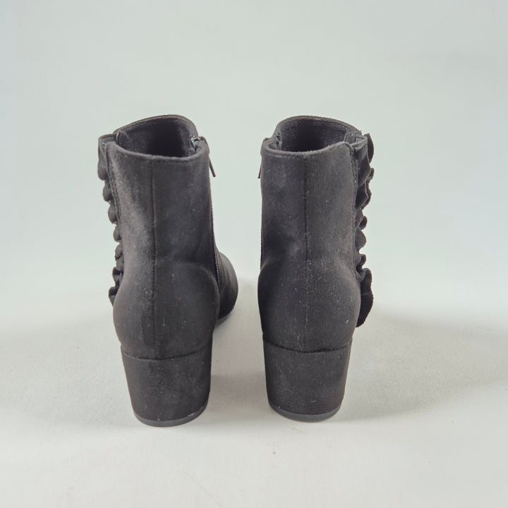 Duffy Svarta Ankelboots med Rysch – Strl 39
