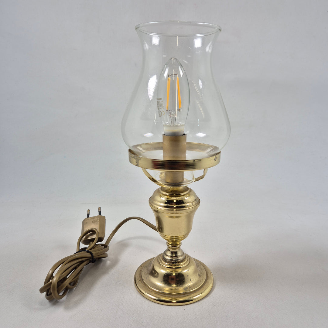 Retro bordslampa i klassisk mässing