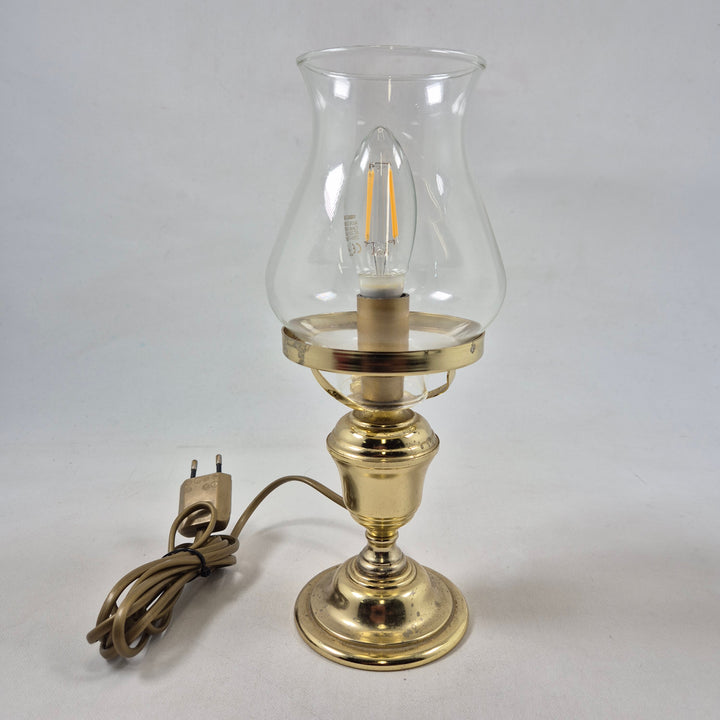 Retro bordslampa i klassisk mässing