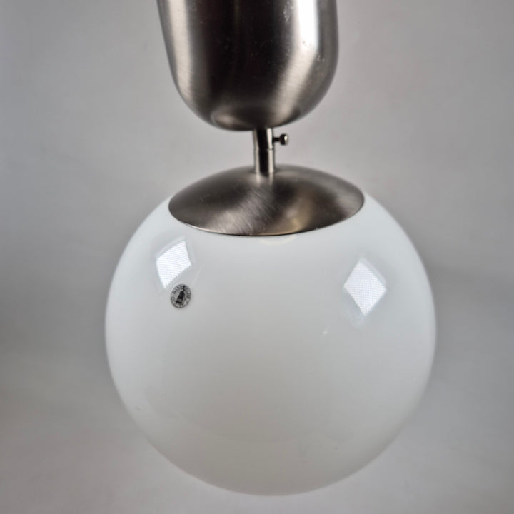 Handgjord elegant pendellampa i glas och metall