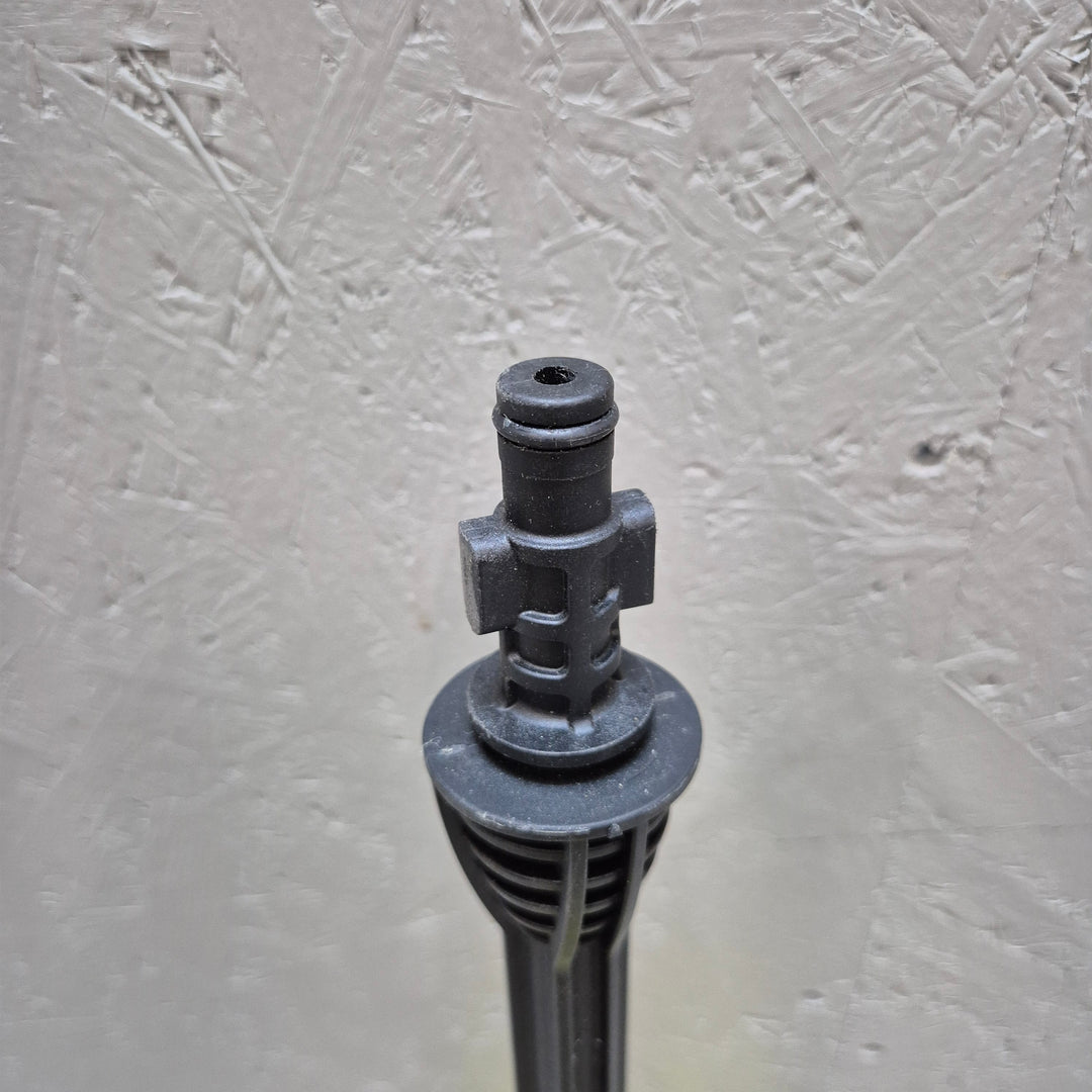 Robust pelarstativ med gul bas i plast/metall