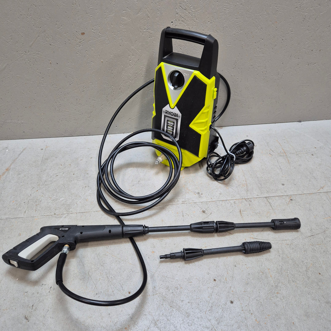 Ryobi högtryckstvätt 1500W kompakt och hållbar