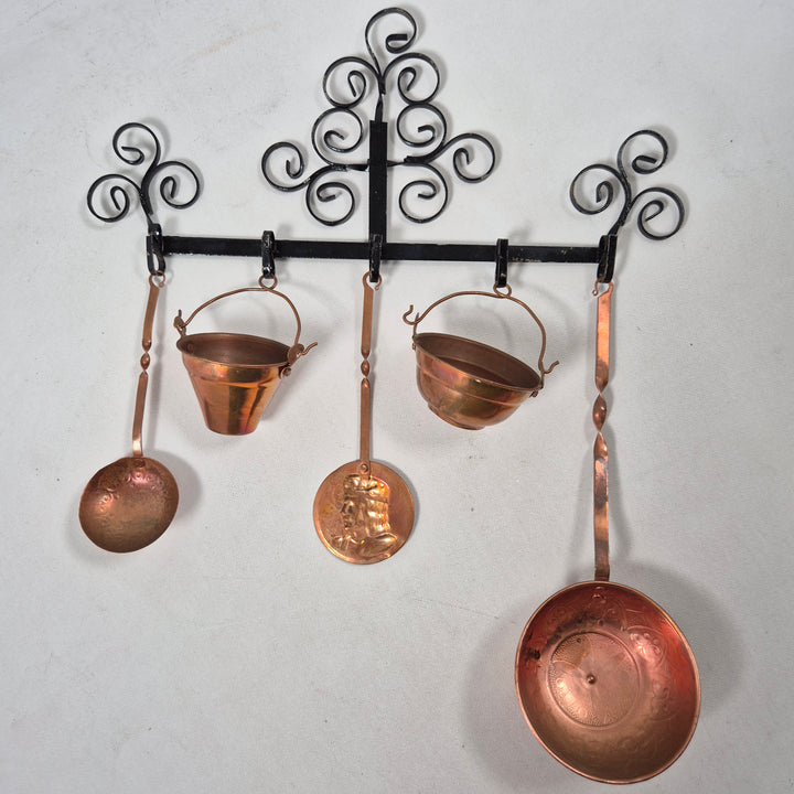 Elegant retro mässingskökstillbehör i vintage-stil