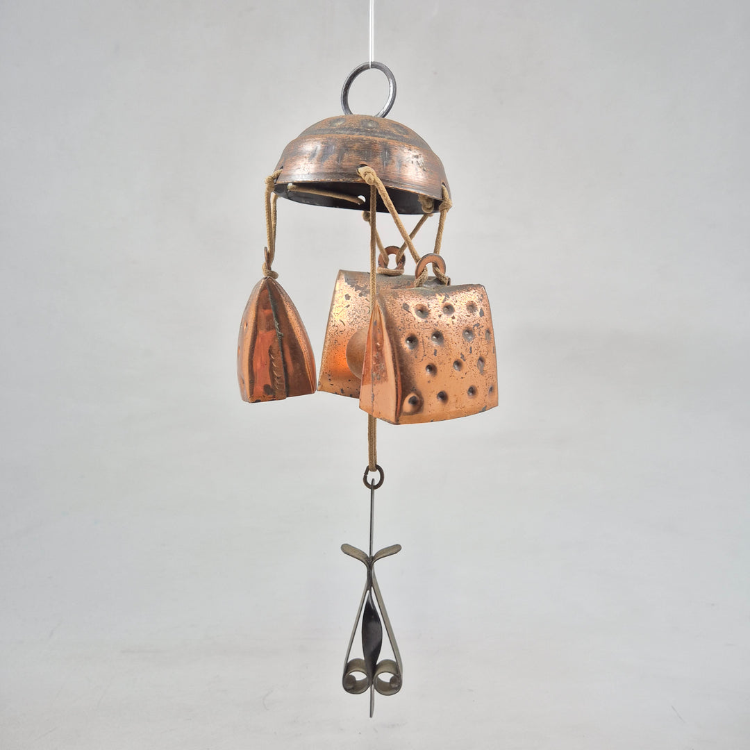 Retro Koppar Vindspel för Trädgårdsdekor