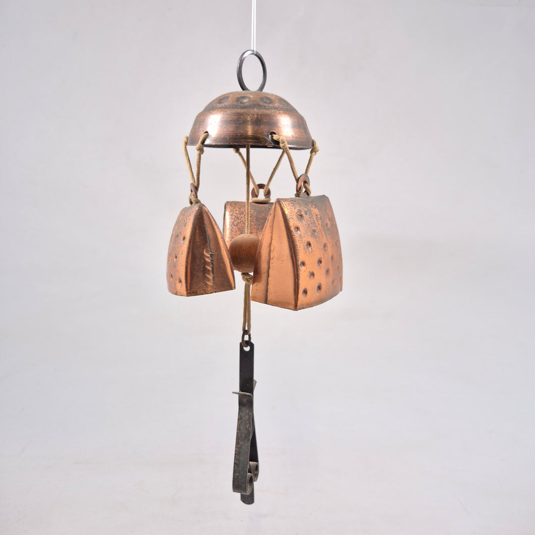 Retro Koppar Vindspel för Trädgårdsdekor