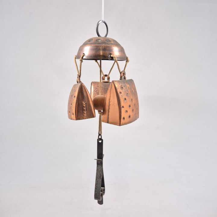 Retro Koppar Vindspel för Trädgårdsdekor