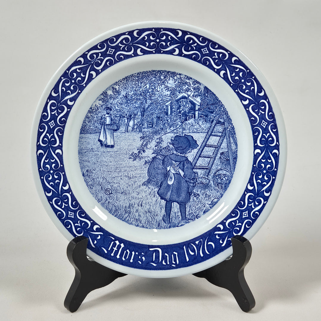 Rörstrand samlarplatta Mors Dag 1976 retro