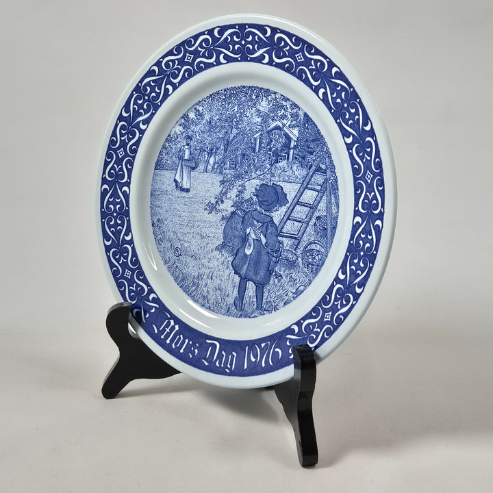 Rörstrand samlarplatta Mors Dag 1976 retro