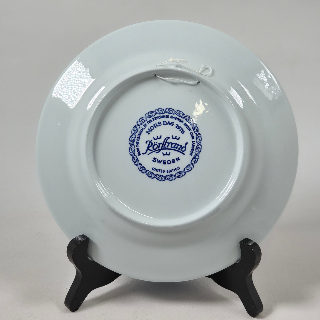 Rörstrand samlarplatta Mors Dag 1976 retro