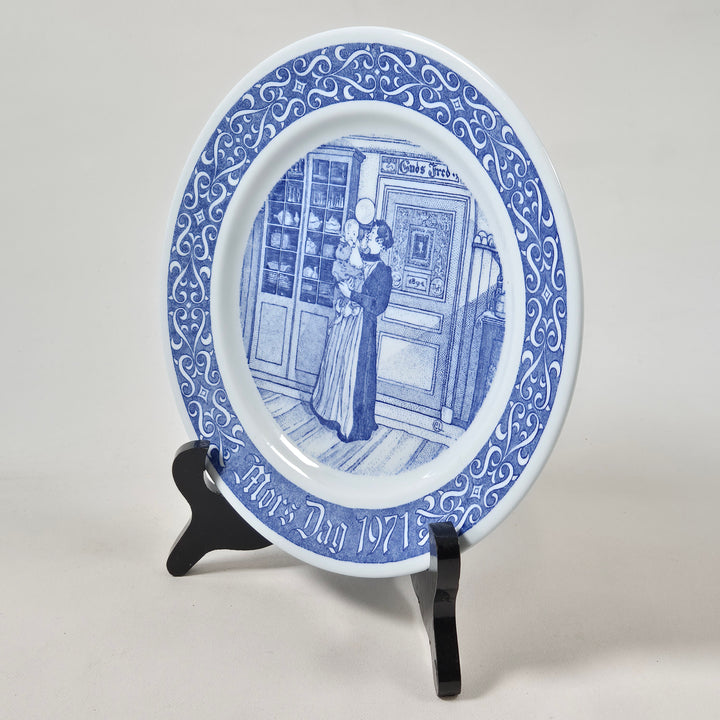 Rörstrand samlarplatta Mors dag retro 1971