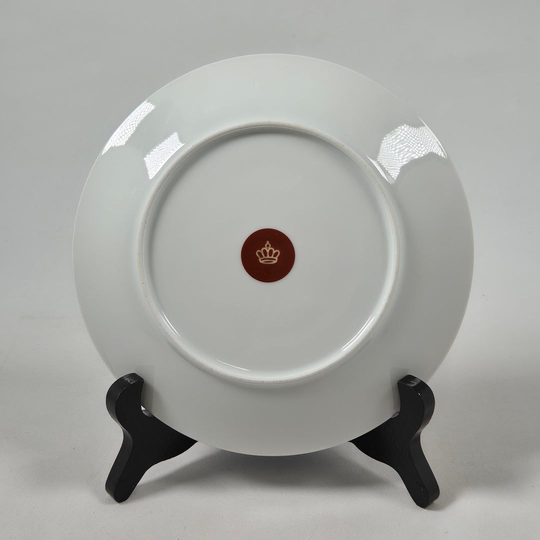 Retro Porslin Samlarplatta segelbåtsillustration 1972