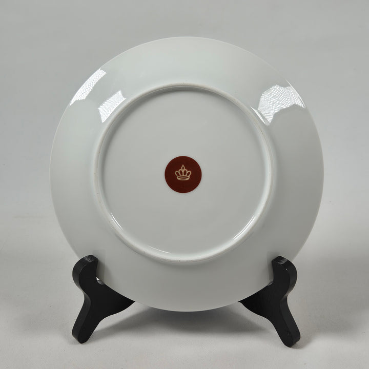 Retro Porslin Samlarplatta segelbåtsillustration 1972