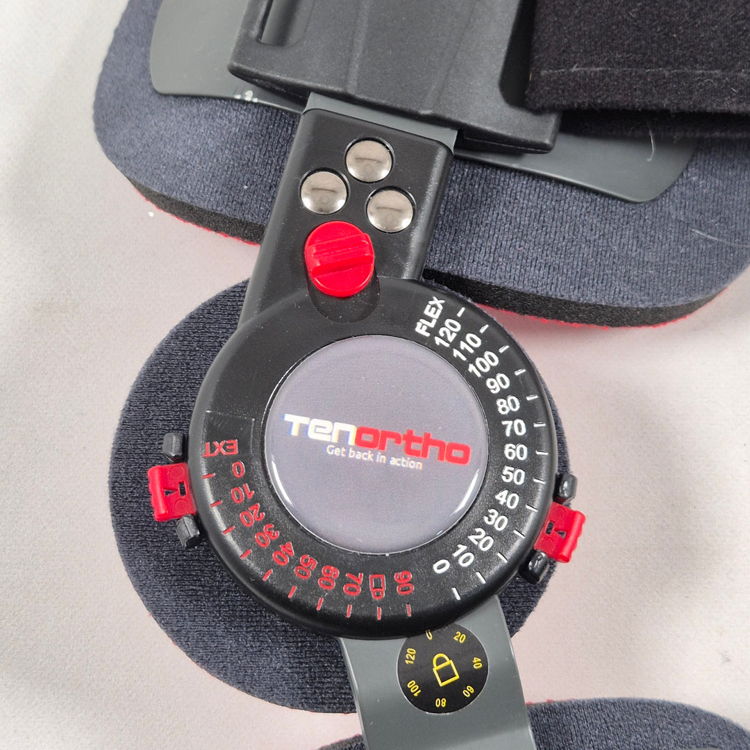 Justerbar Tenortho knäortos för återhämtning