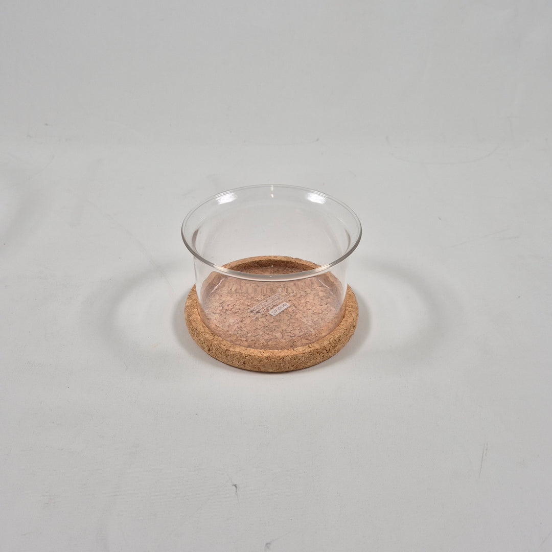 Eleganta glasfat med korkbotten från Bodum