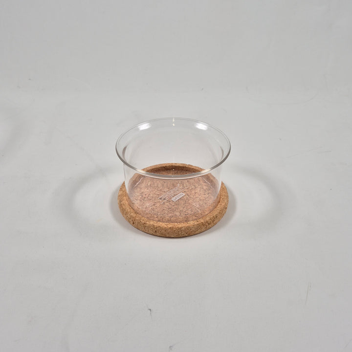 Eleganta glasfat med korkbotten från Bodum
