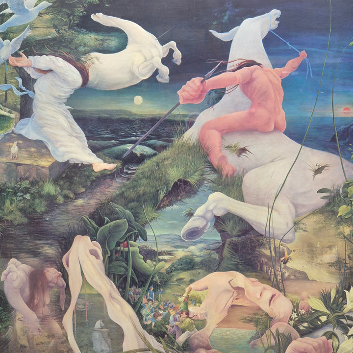 Förtrollande konstverk i träram