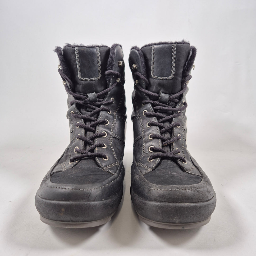 Ecco vinterkängor i äkta läder – herr, storlek 40