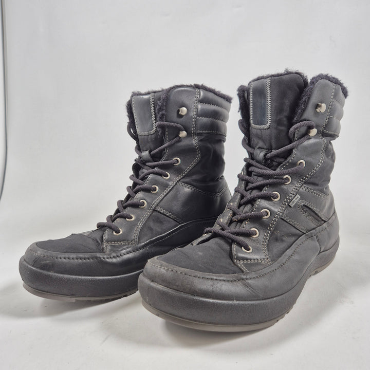 Ecco vinterkängor i äkta läder – herr, storlek 40