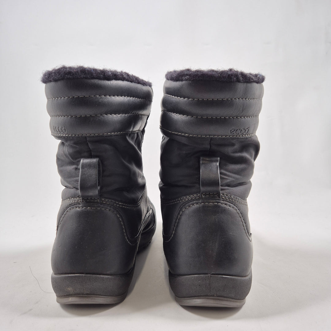 Ecco vinterkängor i äkta läder – herr, storlek 40