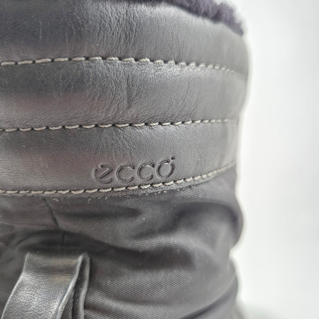 Ecco vinterkängor i äkta läder – herr, storlek 40