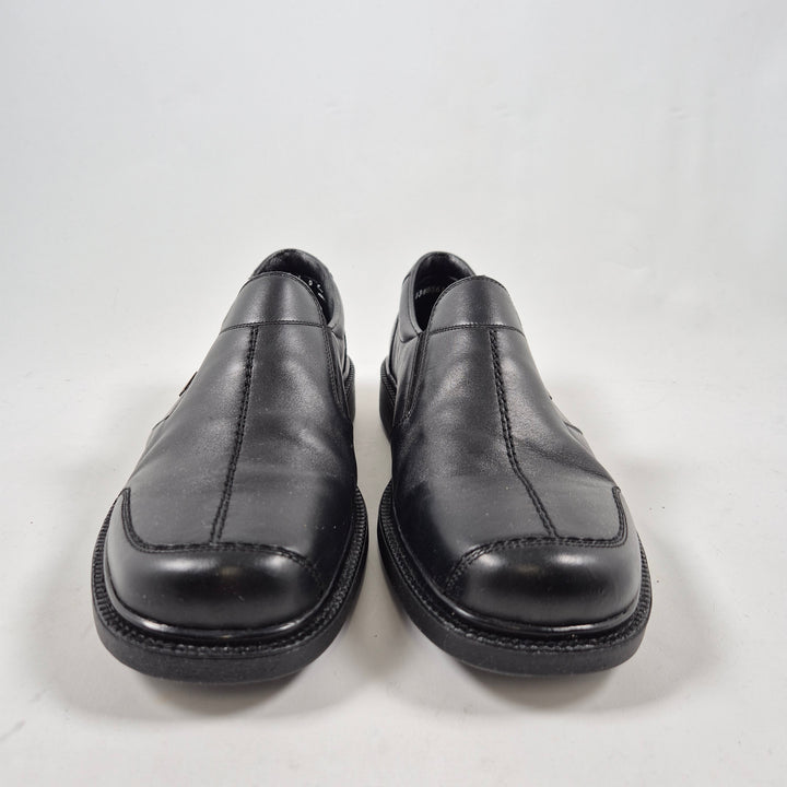 Eleganta svarta läderskor herr storlek 42