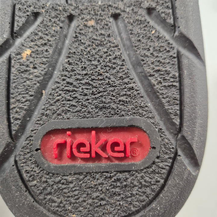 Eleganta svarta läderskor herr storlek 42