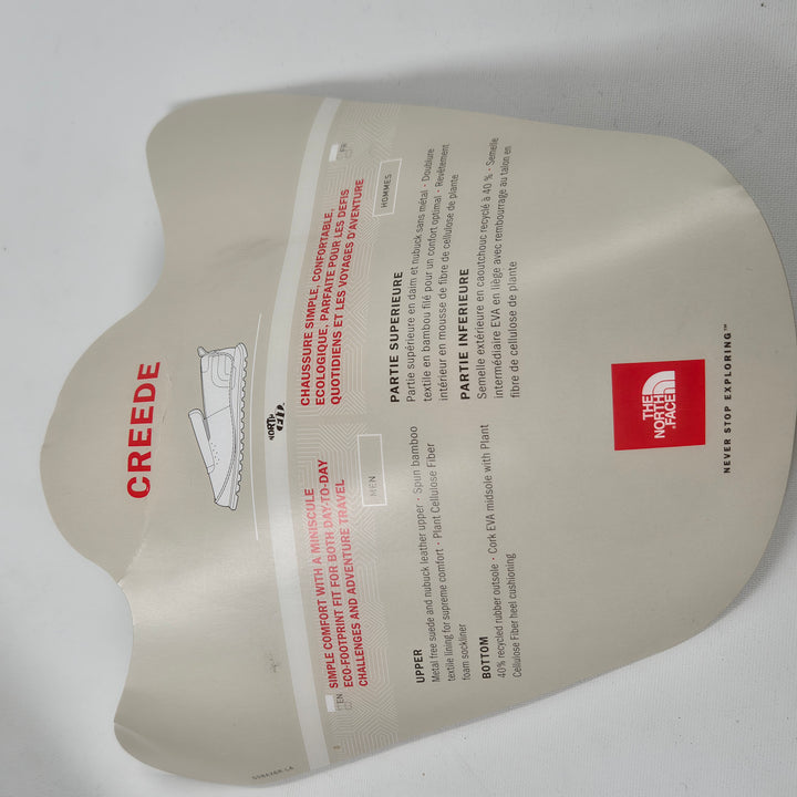 Stilrena grå herrskor från Cree, textil