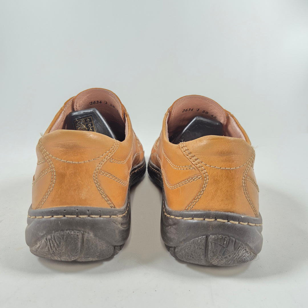 Handgjorda Retro Herrskor i Läder, Storlek 42