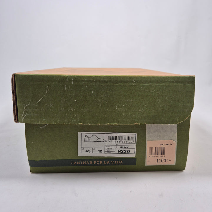 MRAK eleganta herrskor i svart läder storlek 43